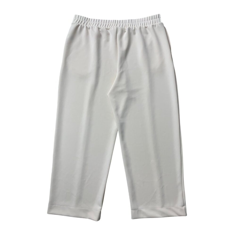 A New Day Womens Cream Pull-On Track Pants Elastic Waist Straight Leg Size XXL - Picture 2 of 8